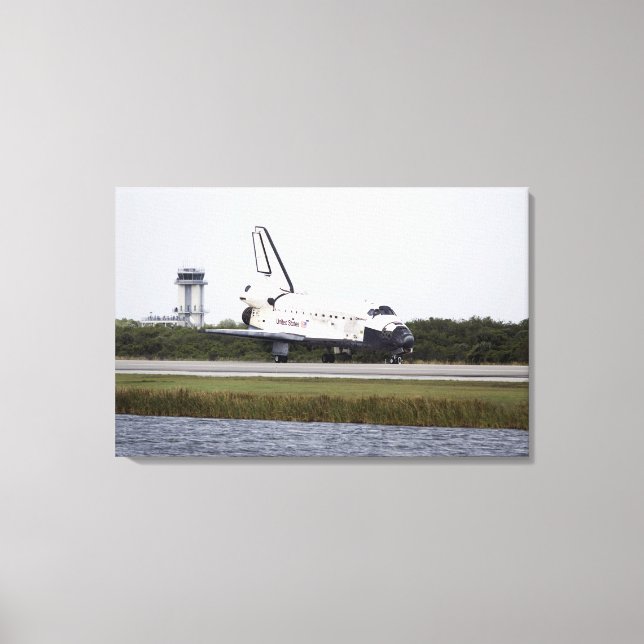 Toile Space Shuttle Discovery sur la piste (Recto)