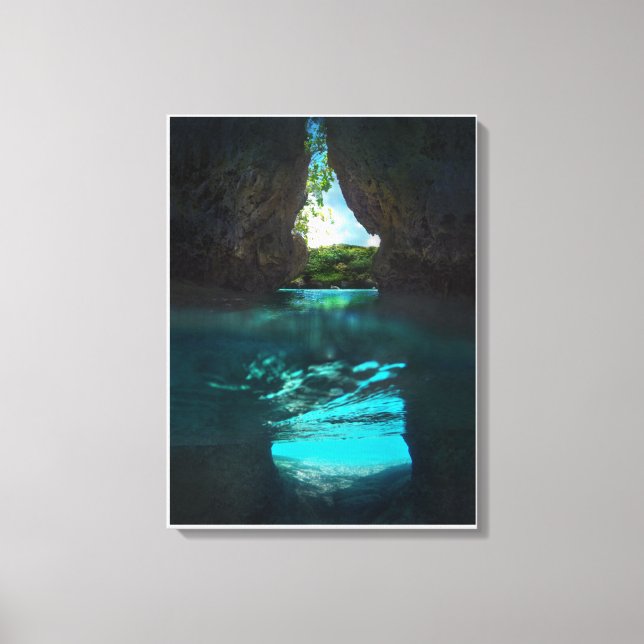 Toile Spanish Steps Beach Giant Rocks (Recto)