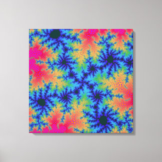 Toile Speckle arc-en-ciel tropical