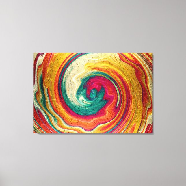 Toile Spiral Abstract art 3 (Recto)