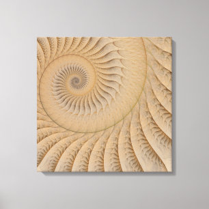 Toile Spirale abstraite de brunissement de sous-courant