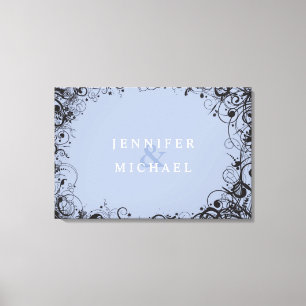 Toile SPIRALES & ÉTOILES Mariage juif Panneau d'ouvertur