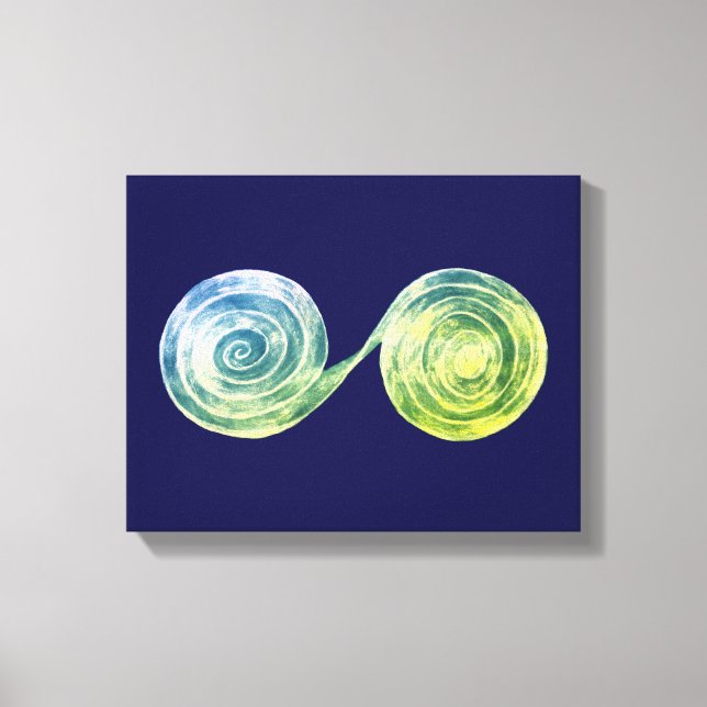 Toile Spirals Canvas Print (Recto)