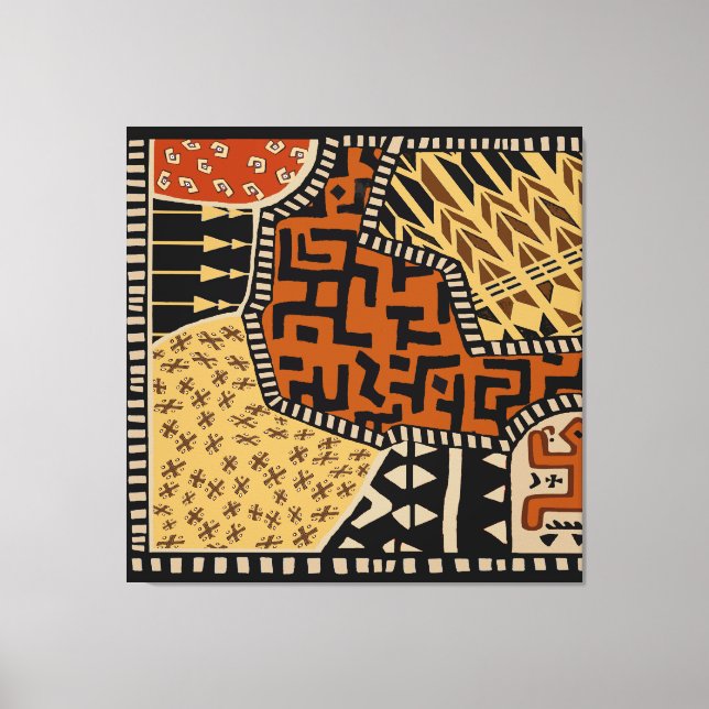 Toile Spiritueux de la Terre de Shaman en Afrique (Recto)