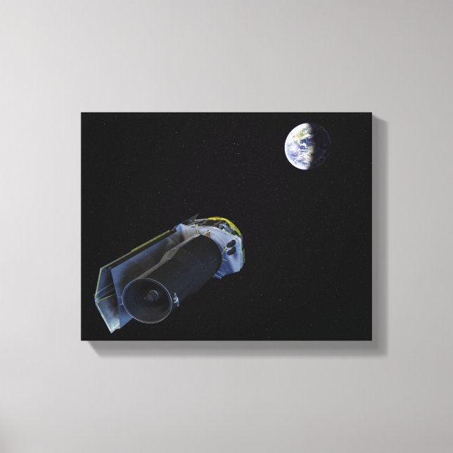 Toile Spitzer pointe son antenne à gain élevé (Recto)