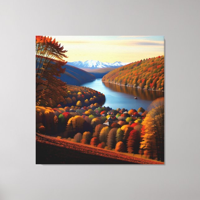 Toile Splendor Automne Vue Paysage 4 (Recto)