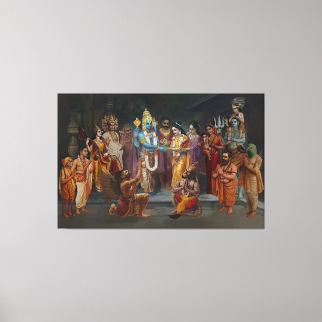 Toile Srinivasa Kalyanam Canvas (Recto)