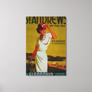 Toile St. Andrews Algonquin Poster VintageEurope