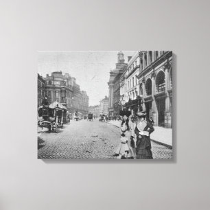 Toile St. Ann's Carré, Manchester, vers 1910