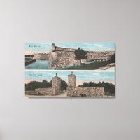 St. Augustine, FL - Vue de Ft. Marion & City