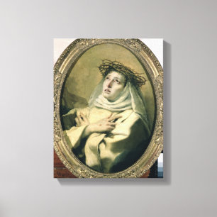 Toile St Catherine de Sienne, c.1746
