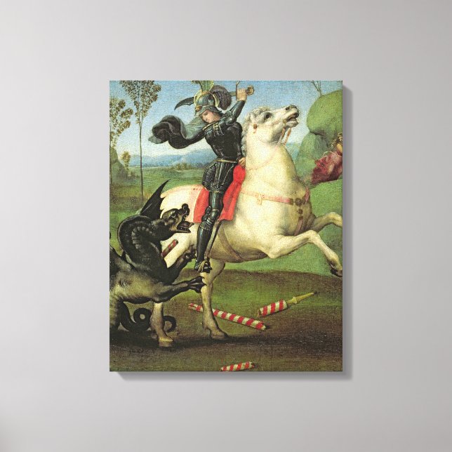 Toile St. George en lutte contre le dragon (Recto)