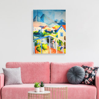 Toile St Germain près de Tunis | Auguste Macke |