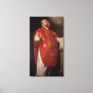 Toile St Ignatius de la fondatrice de Loyola des