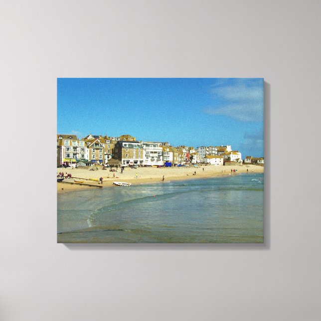 Toile St Ives Cornwall Angleterre Photo (Recto)