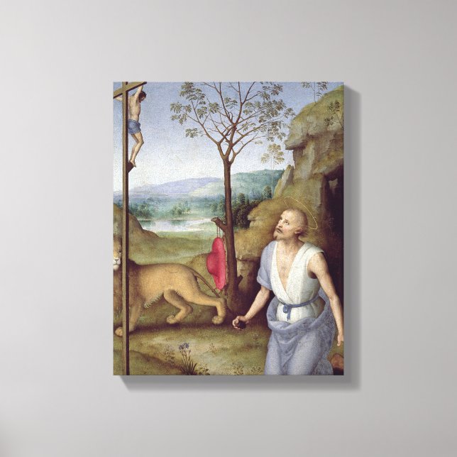 Toile St. Jérôme dans le désert, c.1499-1502 (Recto)