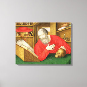Toile St Jerome dans son étude, 1650 (bodycolour et la