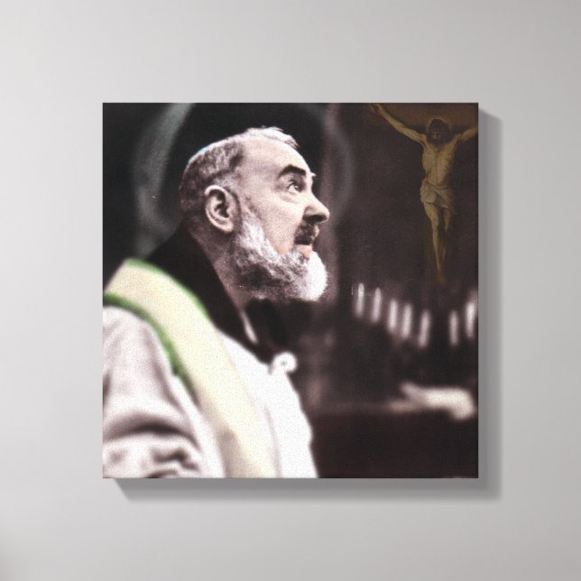 TOILE ST PADRE PIO CÉLÉBRE LA MASSE (Recto)