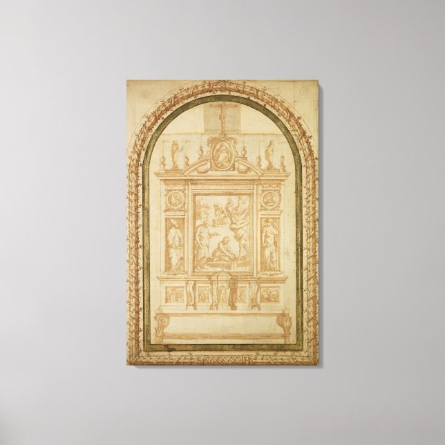 Toile St. Peter Fishing, étude pour l'autel (Recto)