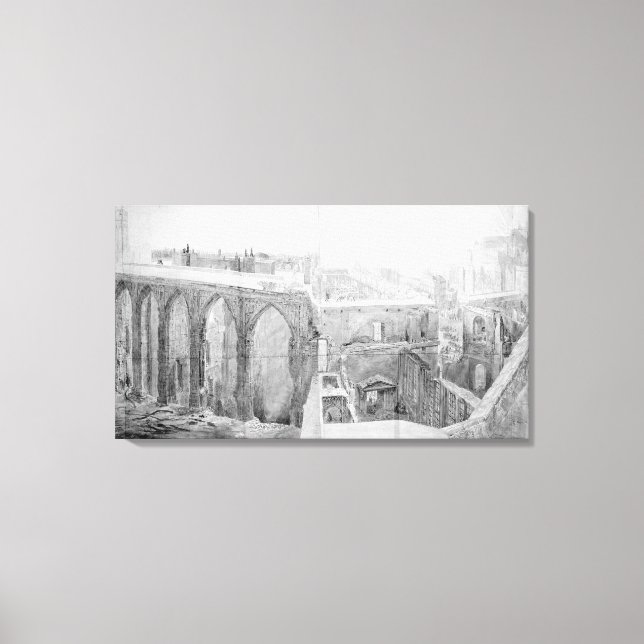 Toile St. Stephen's, Chambre des Lords après l'incendie (Recto)