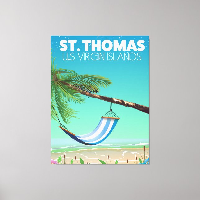 Toile St Thomas Îles Vierges américaines. (Recto)