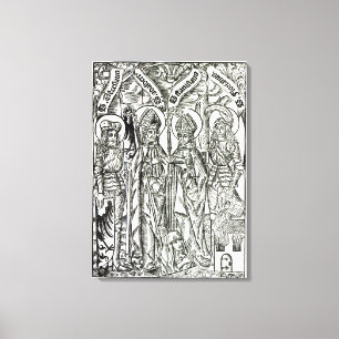 Toile St. Wenceslaus, Adalbert, Stanislaus St. Florian