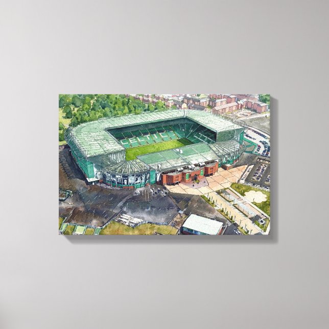 Toile Stade de football Glasgow Parkhead (Recto)