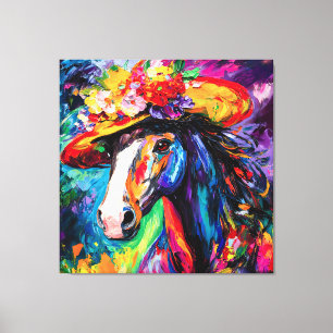 Toile Stallion floral