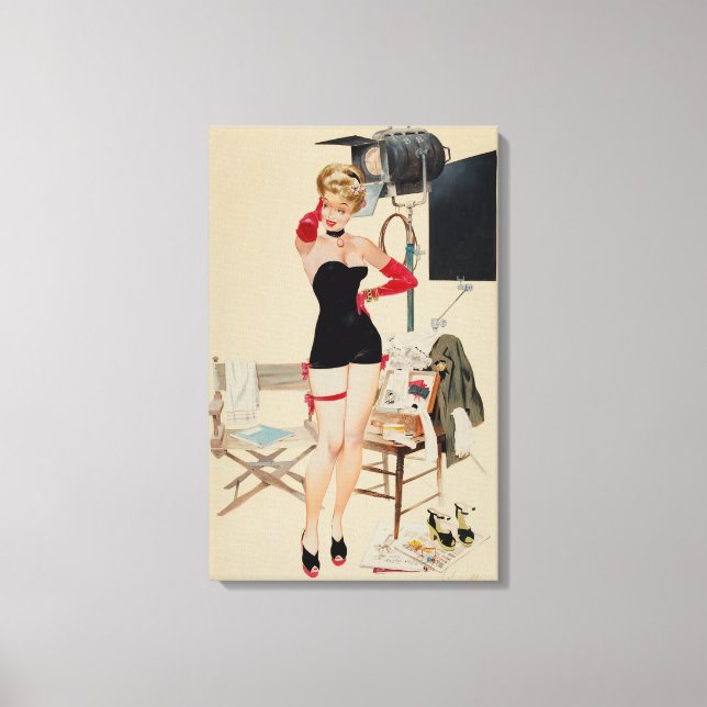 Toile Starlet d'Hollywood par Fritz Willis (Recto)