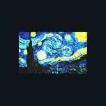 Toile Starry Night, célèbre peinture de Vincent van Gogh<br><div class="desc">Starry Night,  tableau mondialement célèbre de Vincent van Gogh</div>