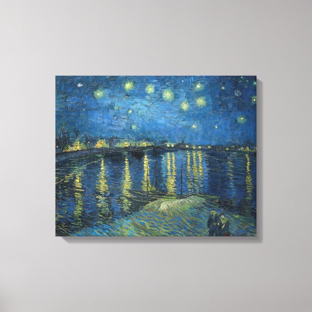 Toile Starry Night Over the Rhone (1888) Vincent van Gog (Recto)