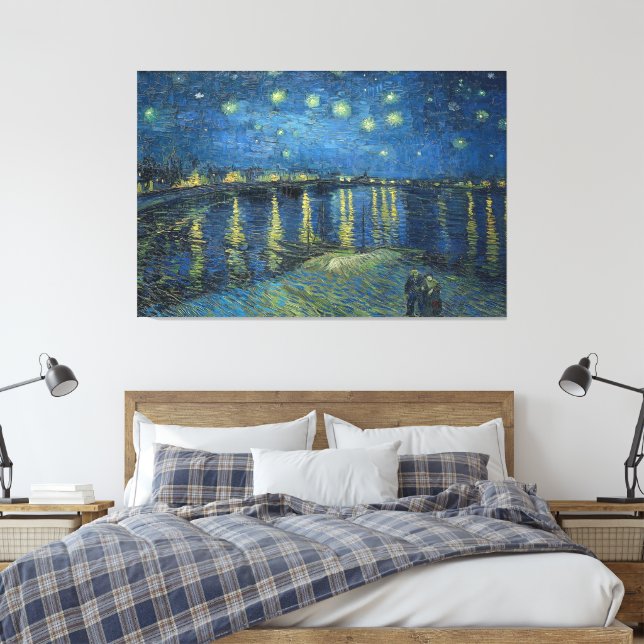 Toile Starry Night Over the Rhone par Vincent van Gogh (Insitu(Chambre))
