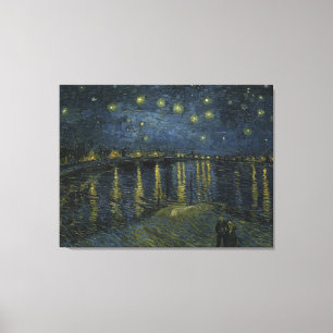 Toile Starry Night Over the Rhone par Vincent Van Gogh