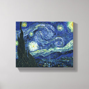 Toile Starry Night Vincent van Gogh Peinture Vintage Art