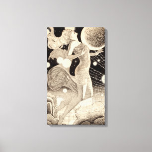 Toile Stars et planètes de science-fiction Vintages Pul