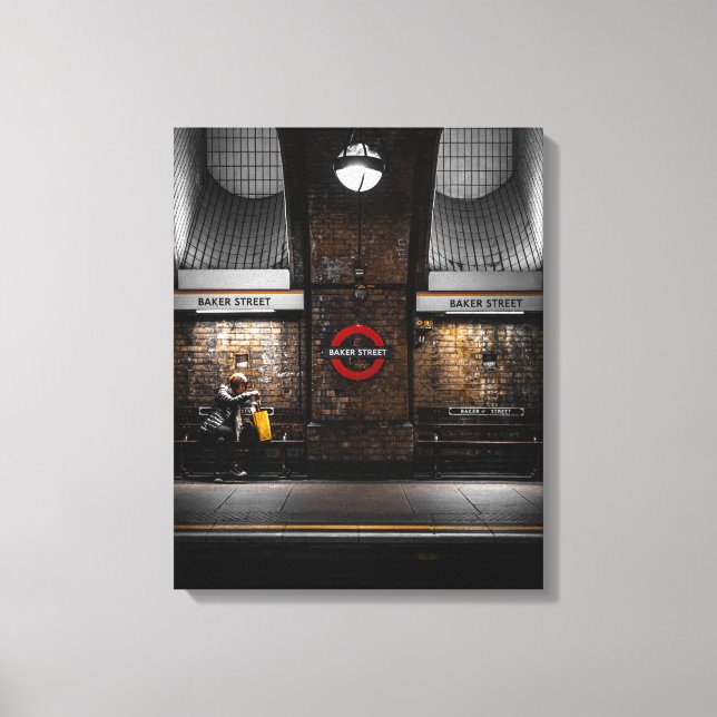 Toile Station de métro Baker Street Canvas - Londres (Recto)