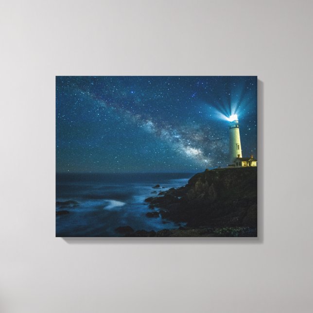 Toile Station Luminaire De Pigeon Point, Ca (Recto)