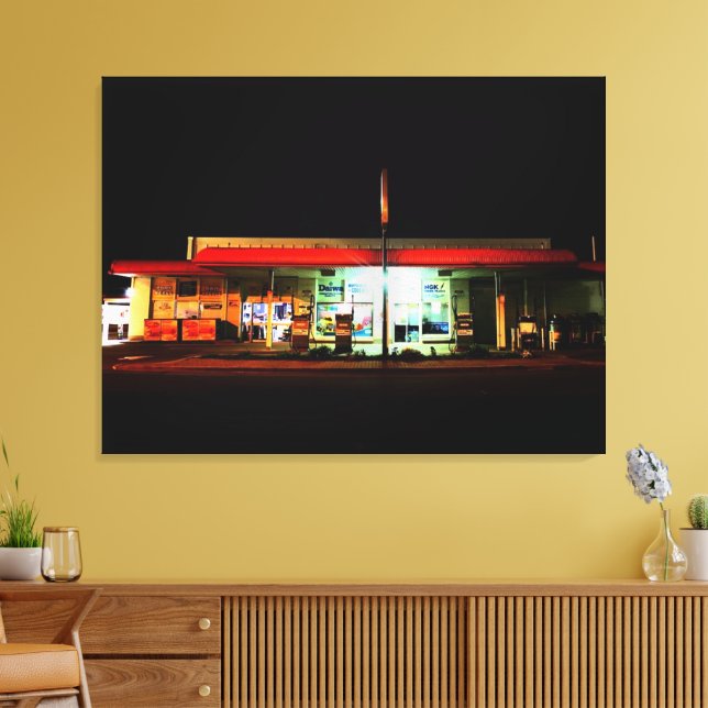 Toile station-service moderne (Insitu(Salon))