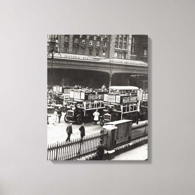 Toile Station Victoria, années 1920 (Recto)