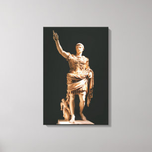 Toile Statue d'Augustus Caesar Canvas Imprimer