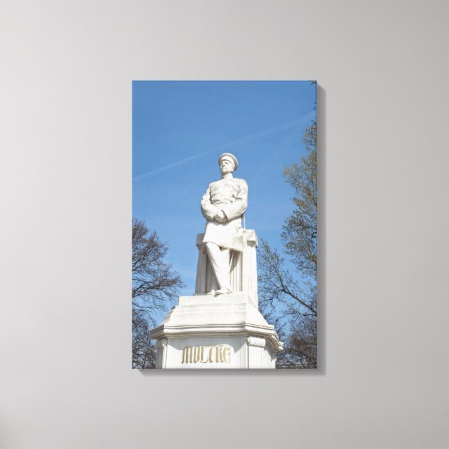 Toile Statue de Helmuth von Moltke à Berlin (Recto)