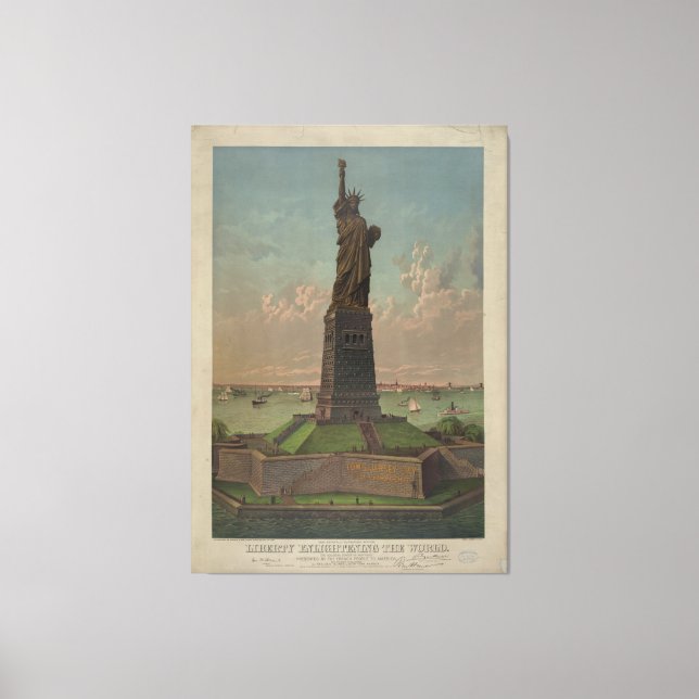 Toile Statue de la Liberté (Recto)