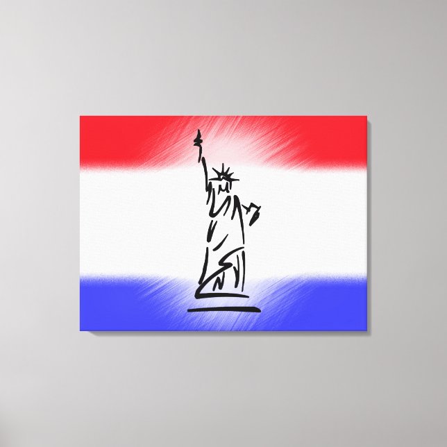 Toile Statue de la Liberté New York (Recto)