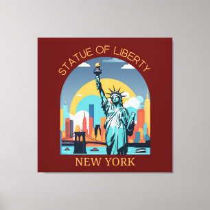 Toile Statue de la Liberté, New York