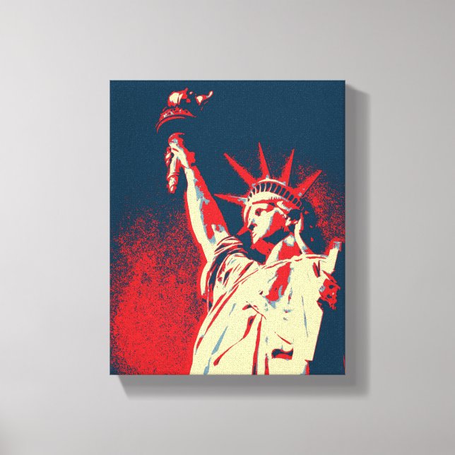 Toile Statue de la Liberté, NY (Recto)