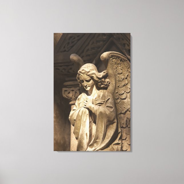 Toile Statue de l'ange avec les mains croisées, Buenos A (Recto)