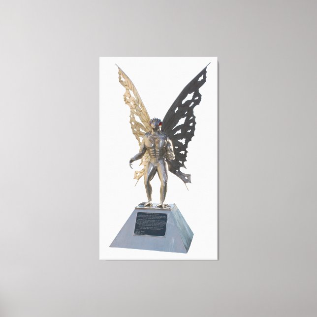 Toile Statue de Mothman from Point Pleasant Virginie-Occ (Recto)