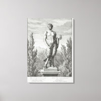Statue d'un Satyr tenant un bouquet de raisins, Ve