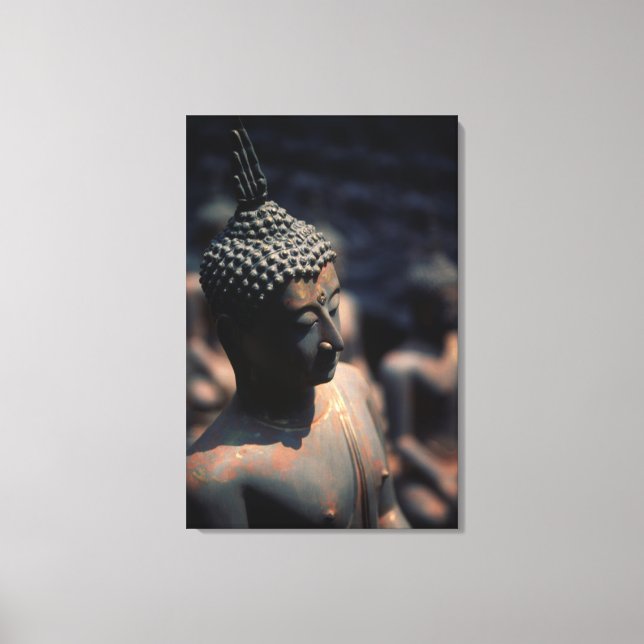 Toile Statues de Bouddha d'usine (Recto)