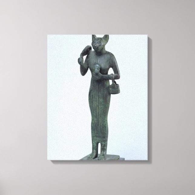 Toile Statuette de la déesse Bastet (Recto)
